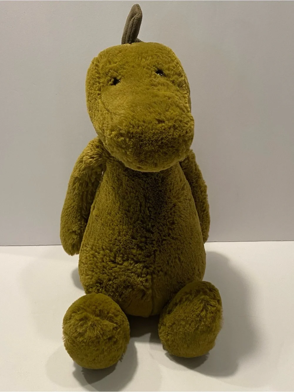Jellycat Olive Green Plush Dinosaur Stuffed Animal